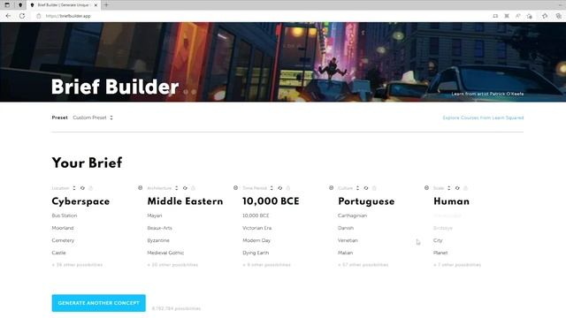 03 Brief Builder Tool