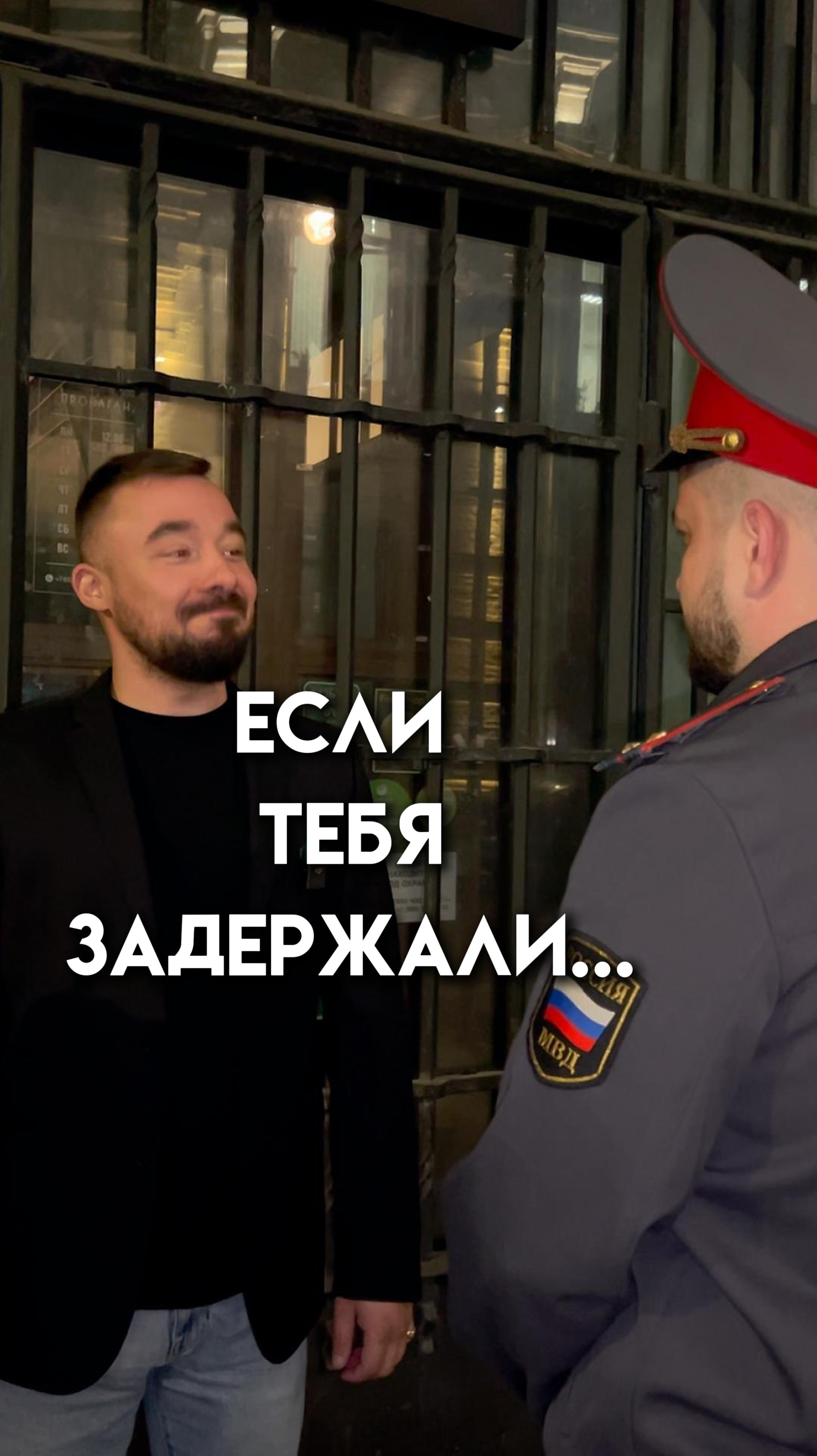 Если тебя задержали...