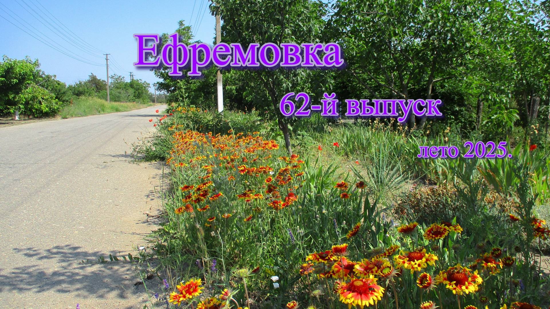 Ефремовка - 62-й выпуск.