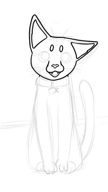 Рисую кошку #арт #art #спидпэйнт #cat #speedpaint #drawing #animal