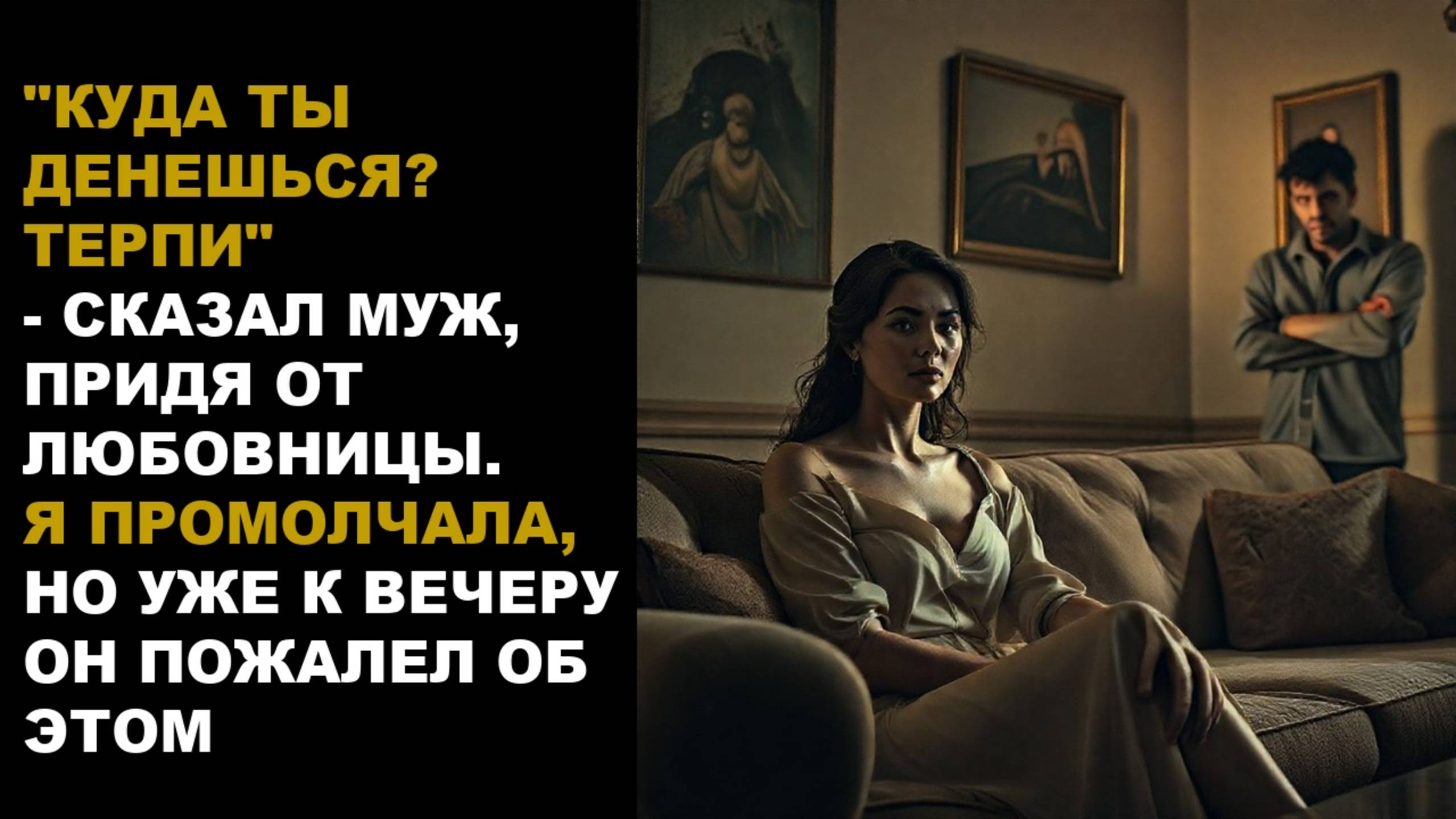 «Терпи, ты никуда не уйдешь», — произнес супруг. Я согласилась, но к вечеру он просил о пощаде...