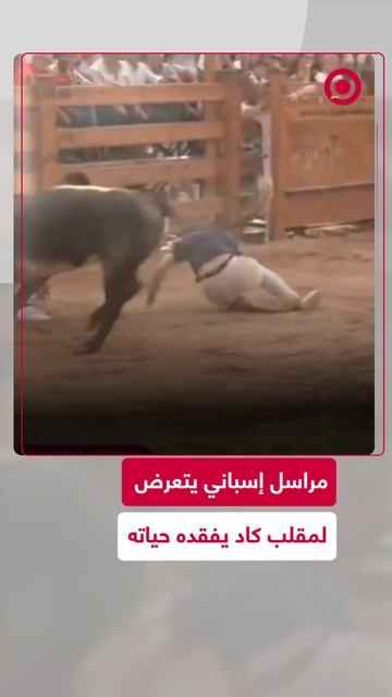 إسبانيا.. مقلب مرعب على مراسل وسط ساحة ثيران