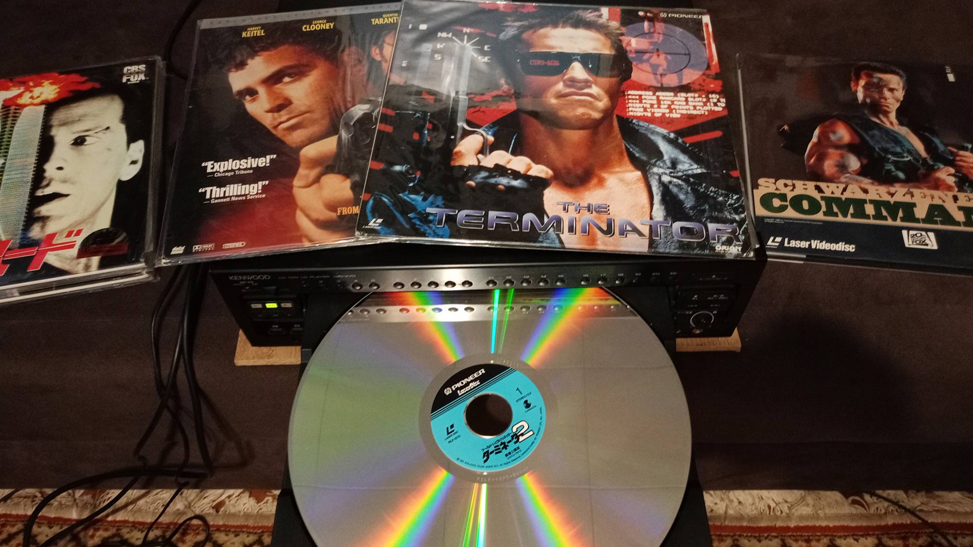 LaserDisc технология 70-х (Kenwood LVD-K70)