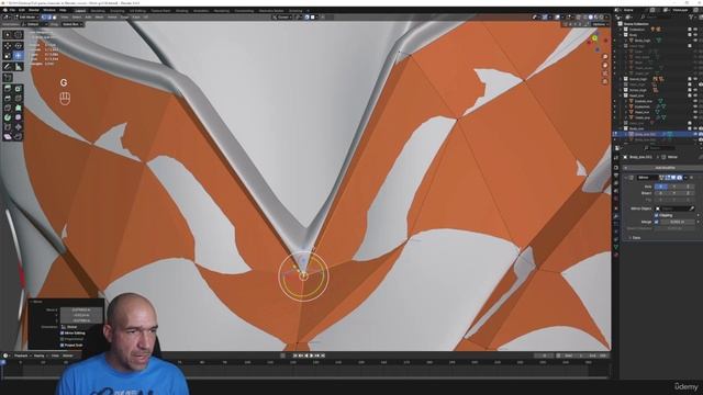 14 -Finishing the torso retopology