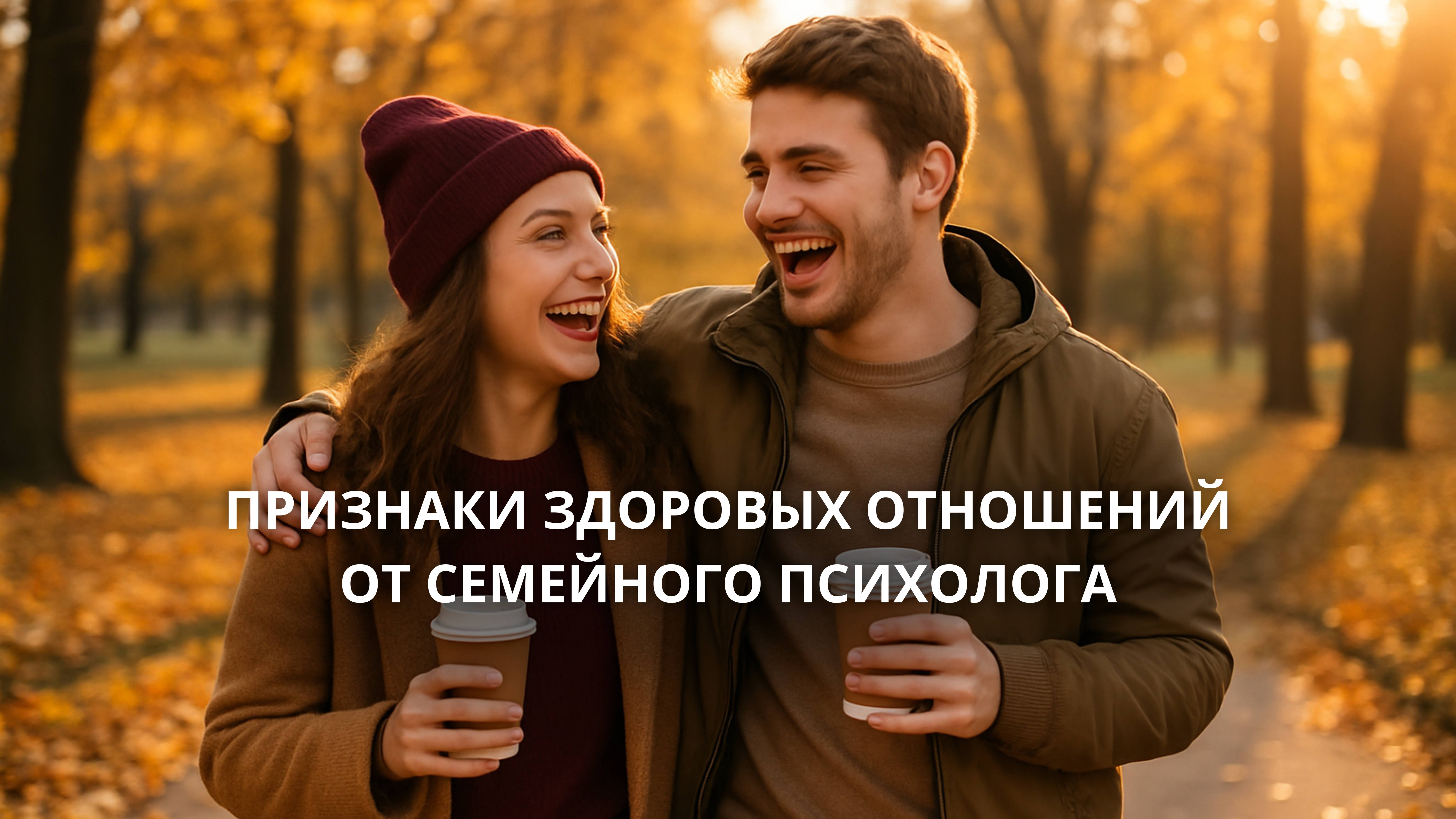 Маркеры (признаки) здоровых отношений от семейного психолога