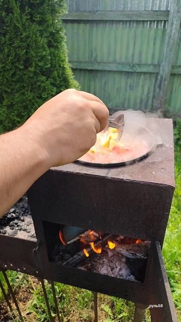 Уха из Щуки в казане👍