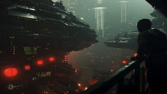 Blade Runner Vibes- Futuristic Synthwave Soundscapes - Gothika (Rain Version)