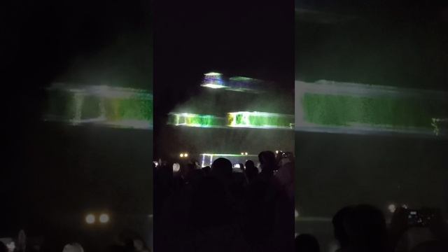 Световое шоу на фонтане в Новосибирске🔥🔥🔥 Центральному парку 100 лет🔥