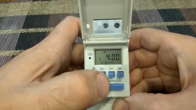 Таймер недельный на Din-рейку. Инструкция по настройке