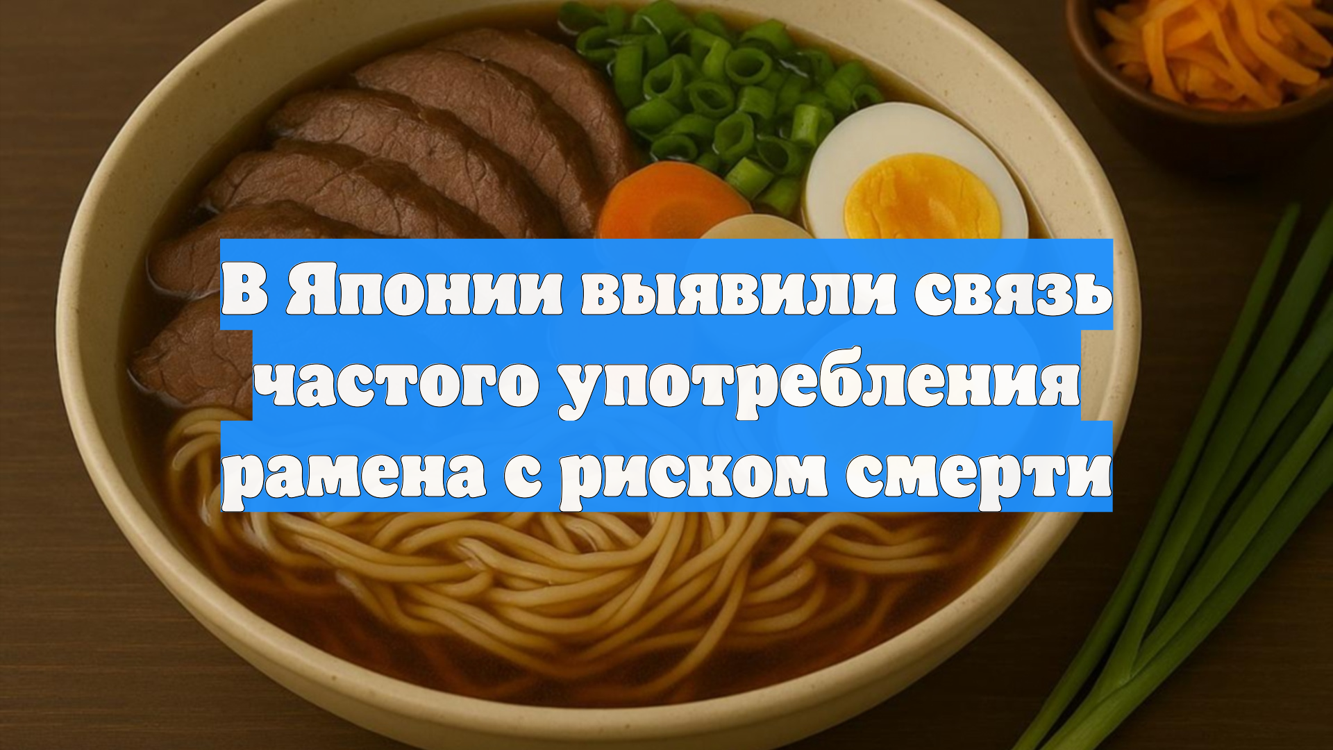 В Японии выявили связь частого употребления рамена с риском смерти