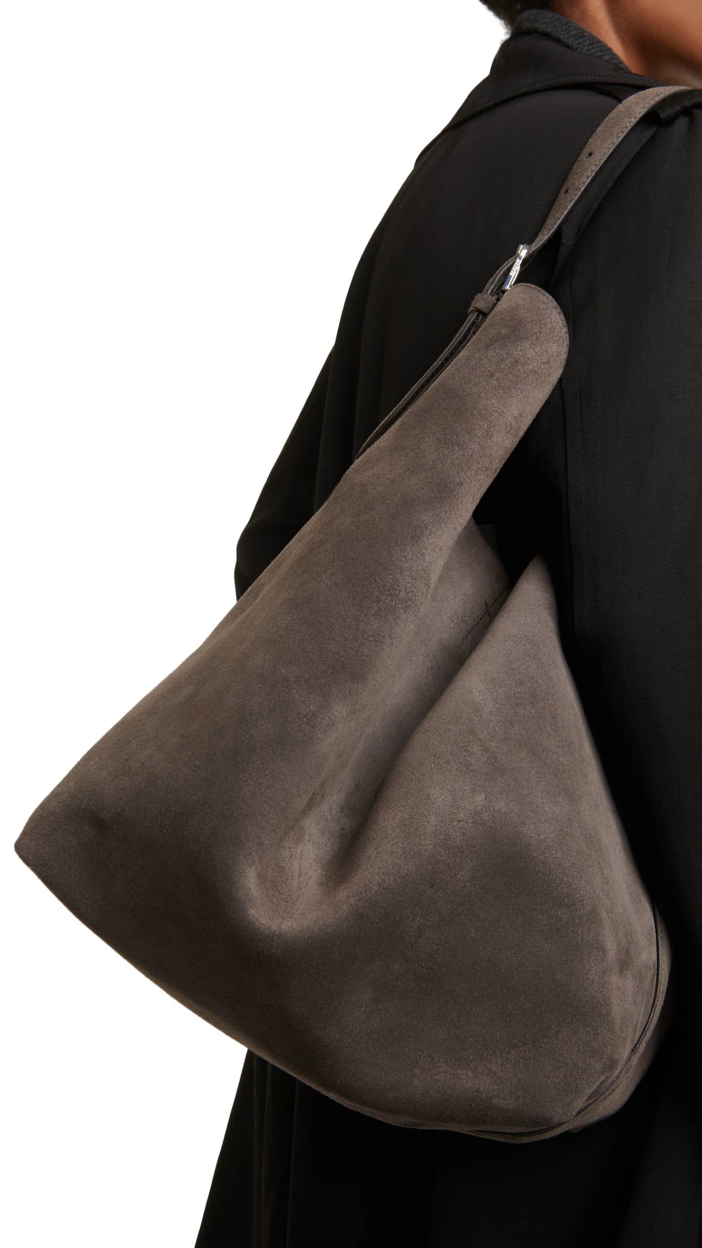 Сумка тоут TOTEME Belted Suede Tote Bag Granite — обзор, распаковка, Unboxing, Review