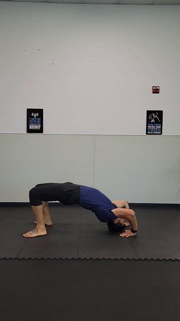 Удержание моста на голове  NECK -head bridge hold