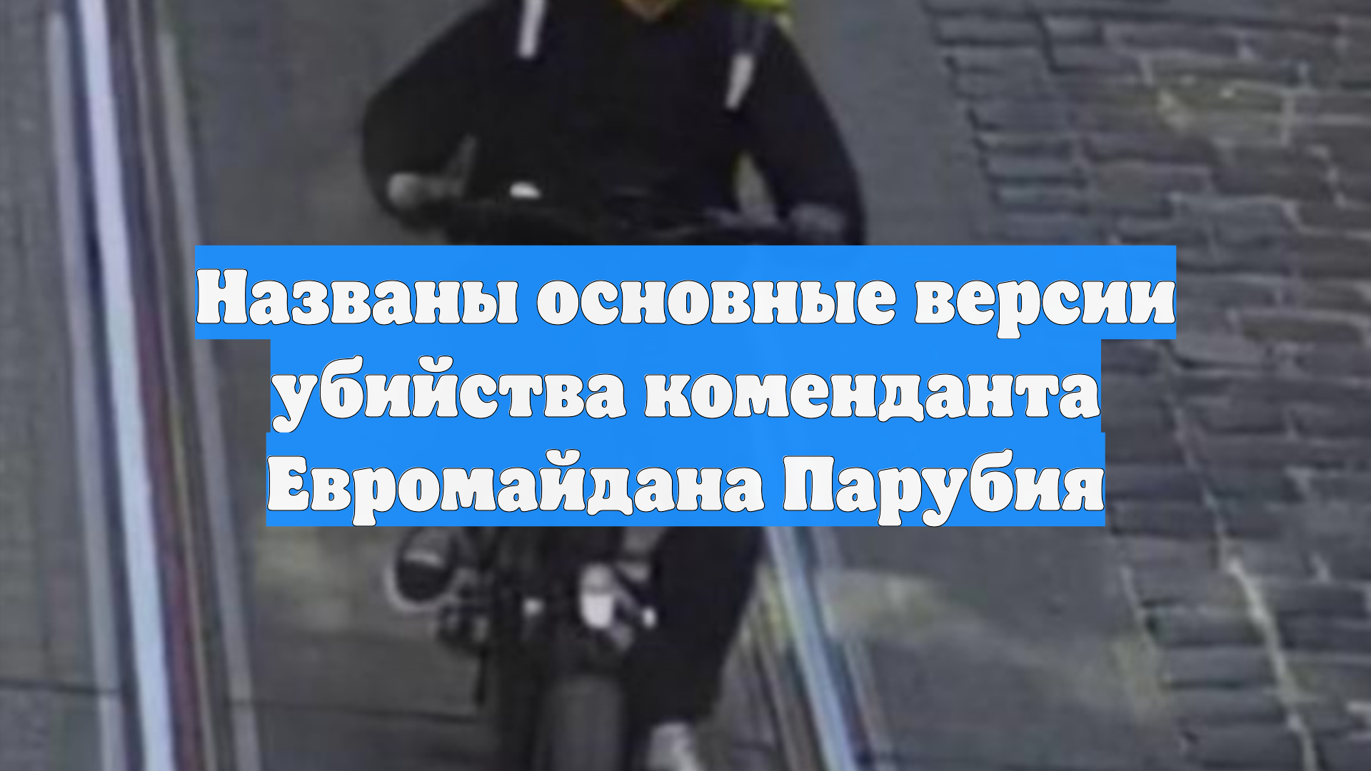 Названы основные версии убийства коменданта Евромайдана Парубия