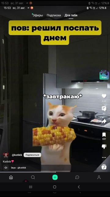 пов: решил поспать днём