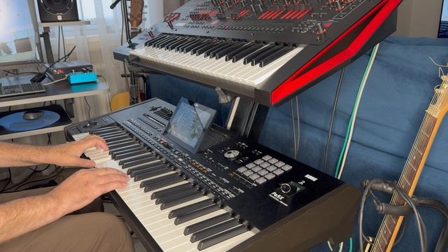 Sting Fields of gold - cover by GSF korg PA5X roland JD-XA