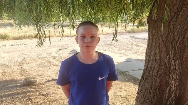 Матыщук Андрей, 13 лет. Н. М. Рубцов "В горнице моей светло"