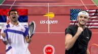 ТЕННИС US OPEN 1/4 ФИНАЛА. ДЖОКОВИЧ Н. - ФРИЦ Т. ПРЯМАЯ ТРАНСЛЯЦИЯ