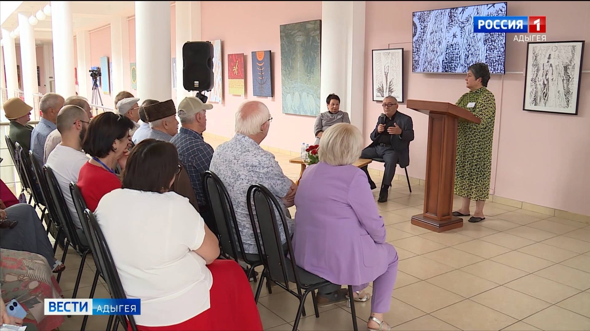 В Северокавказском филиале музея Востока состоялась встреча с народным художником Кабардино-Балкарии