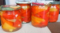 Вкусный маринованный болгарский перец на зиму Готовится за считанные минуты! Проверенный рецепт.