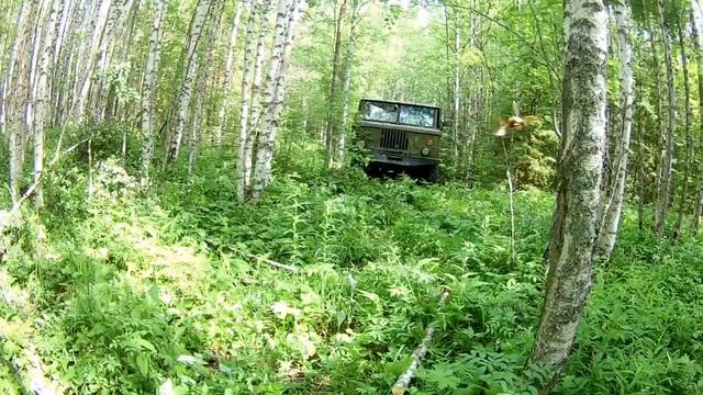 Заводим газ 66 и едем на ужд за рельсами