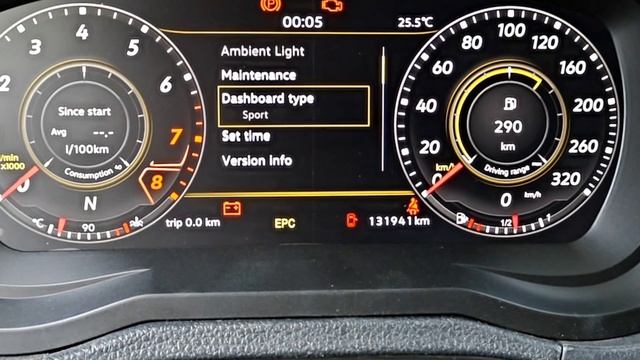 Обзор и установка цифровой приборной панели в vw polo .