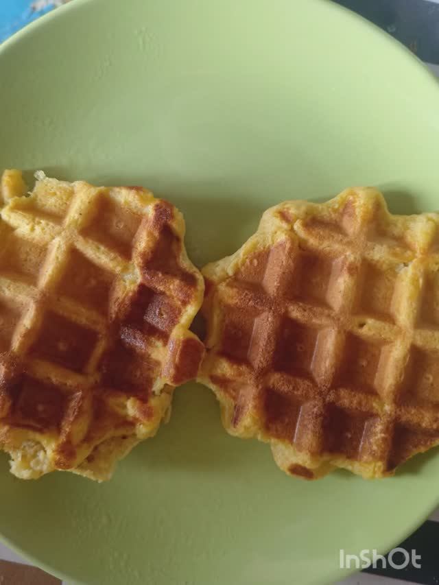 Готовим ПП венские вафли из тыквы Батернат .mp4