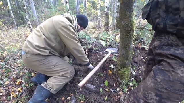 Ужд рядом с дорогой, покопали немножко