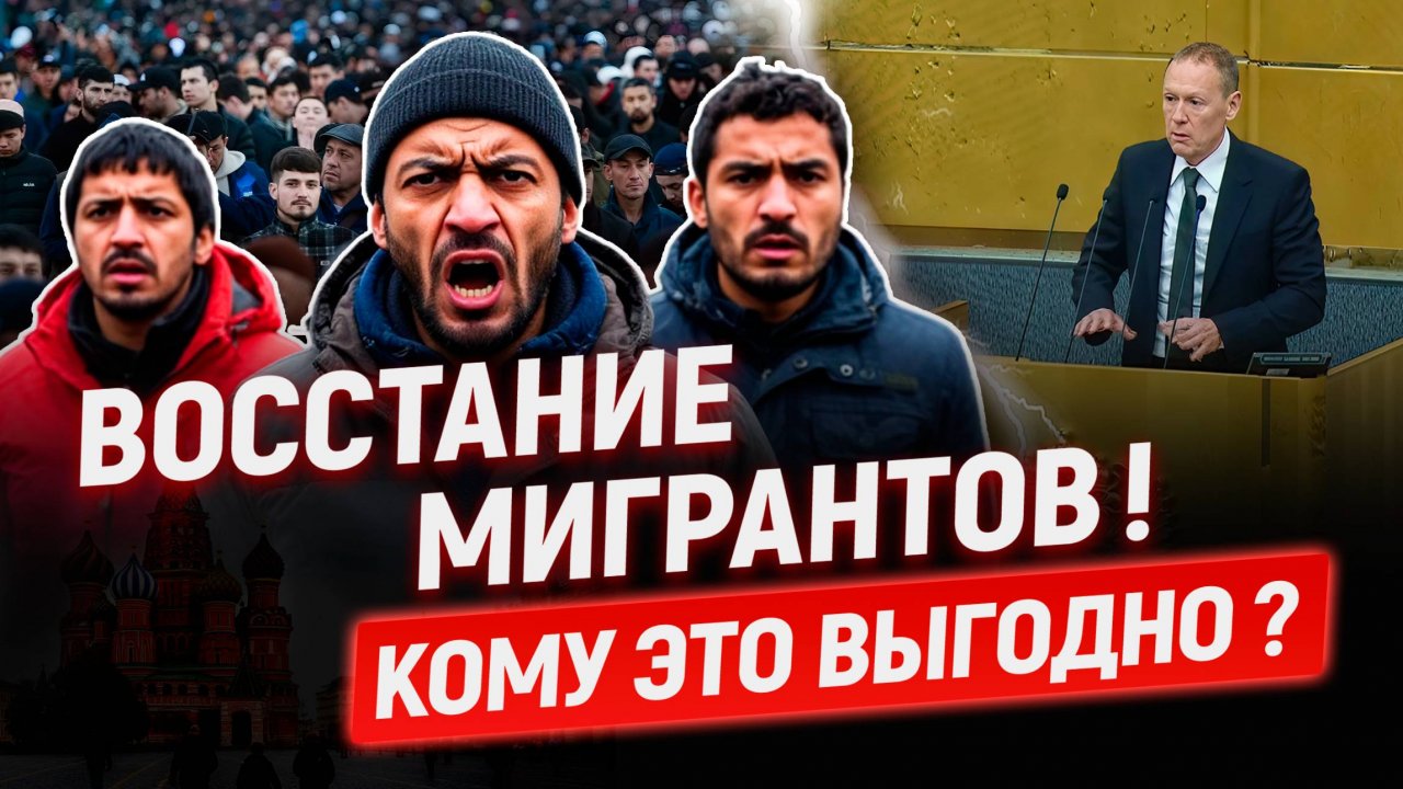 Мигранты против России? Кому это выгодно. Шокирующая правда, Андрей Луговой. Мигранты в России.