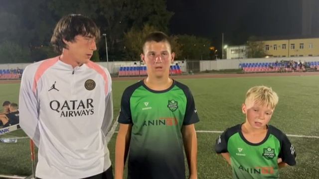 Интервью после победного матча ФК ХК - Спарта Горячий Ключ