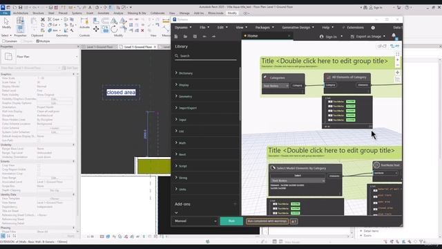 6.2 -TextNote Content Editing – SetNote.SetText Node