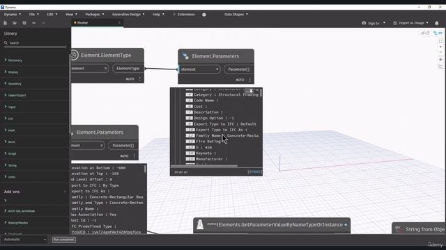 6.7 -Type And Family Name Extraction – Structured Output From Revit Elements