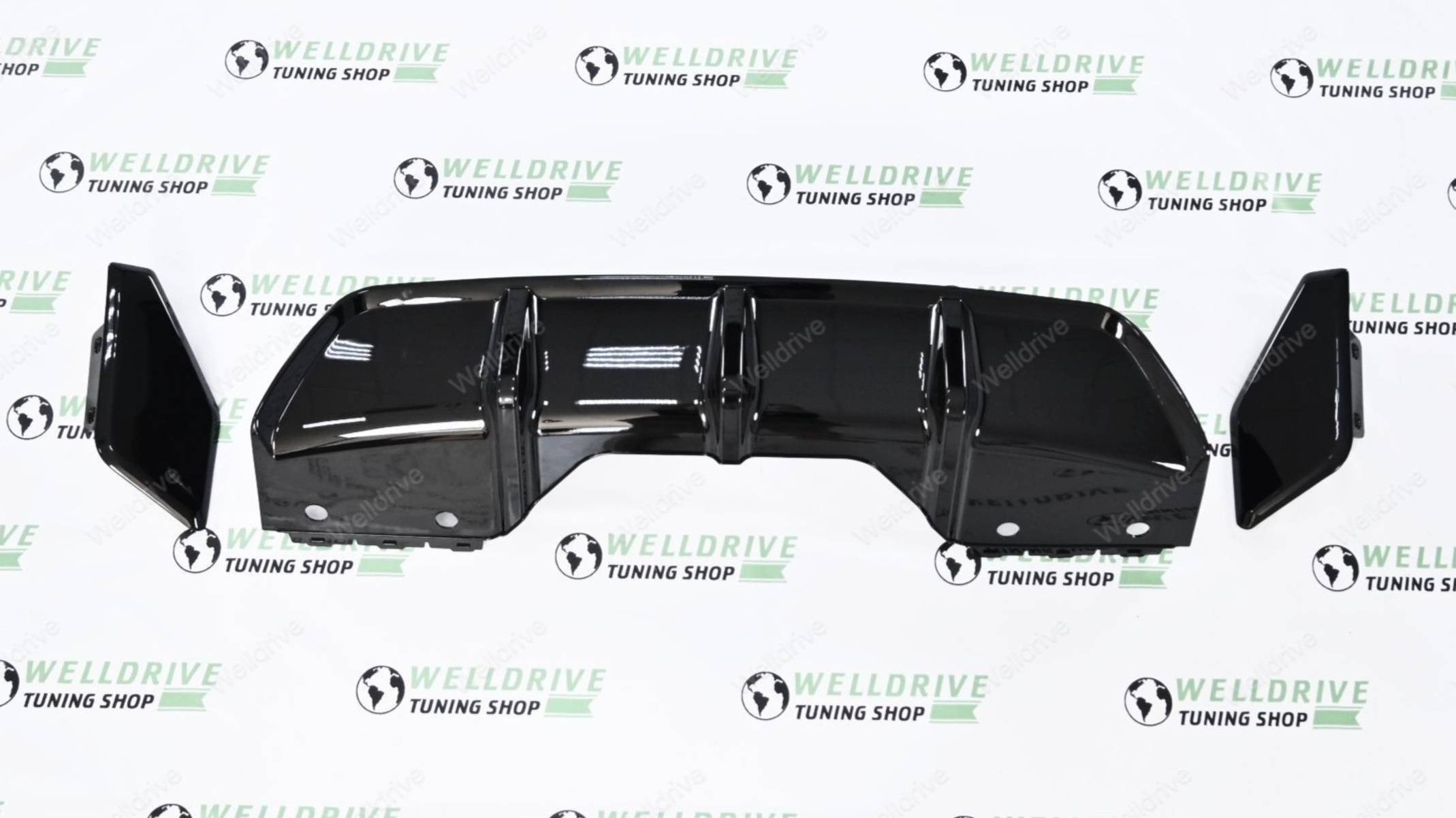 Диффузор Agressor с гребнем и элероны BMW X6 F16