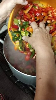 То самое лечо, которое обязательно делаю.
