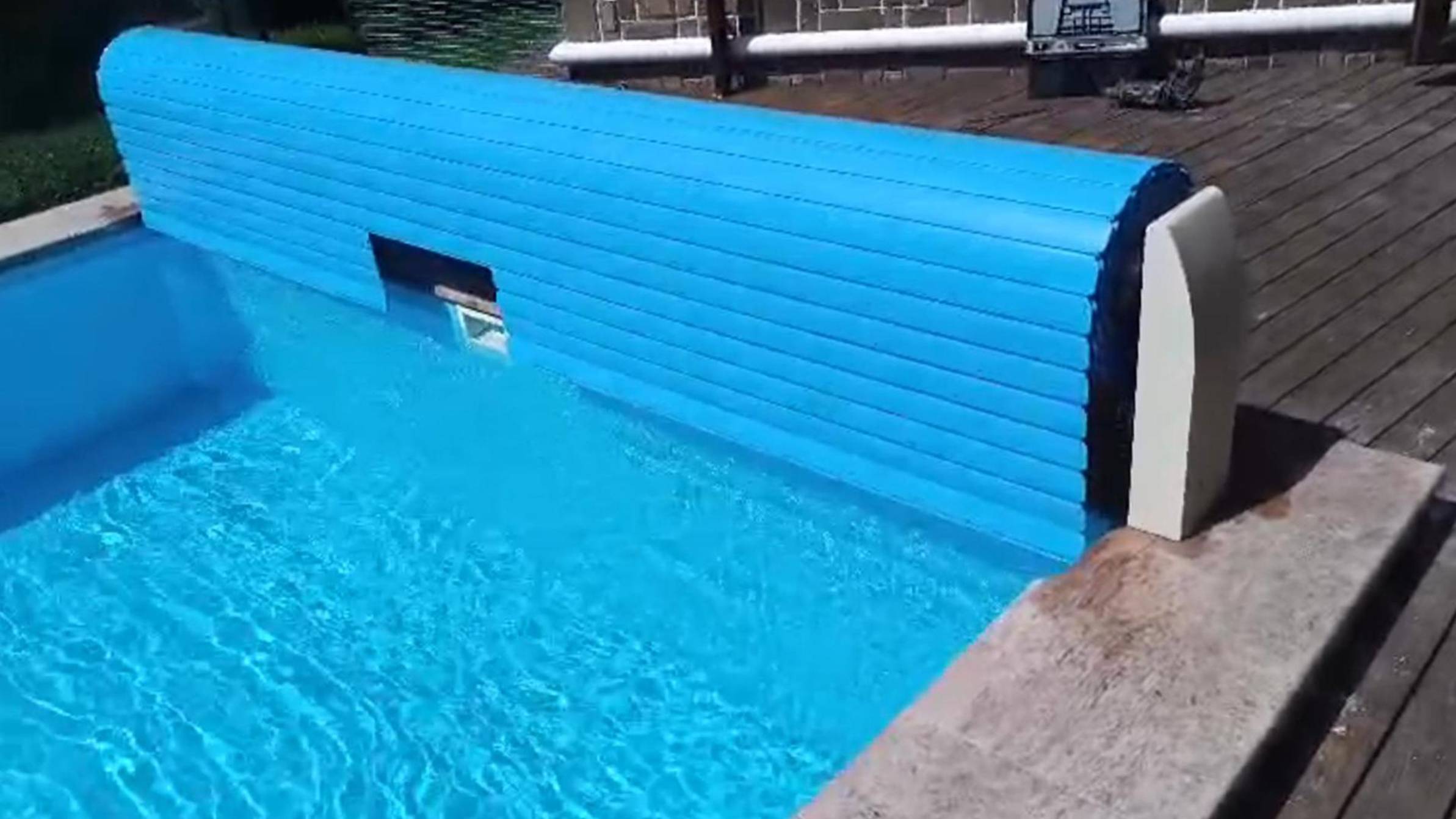 сматывающее устройство СЗ-6 производства Хоббипул на объекте партнёра  Aqua Zam Zam в г. Грозный