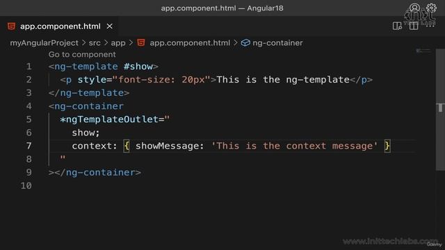 21. Rendering templates with ngTemplateOutlet - Part 1