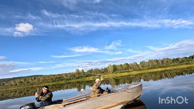 рыбалка на щуку, река Бирюса, Сибирь, прекрасные виды.