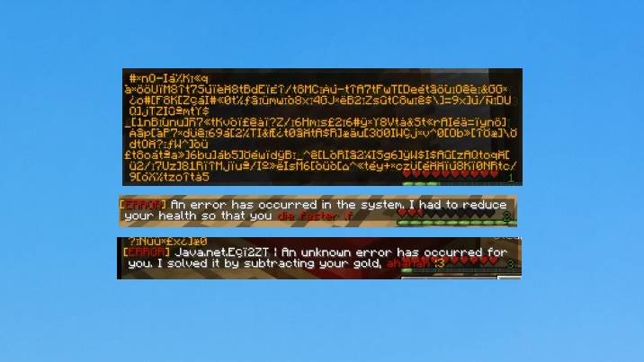 Minecraft Negative