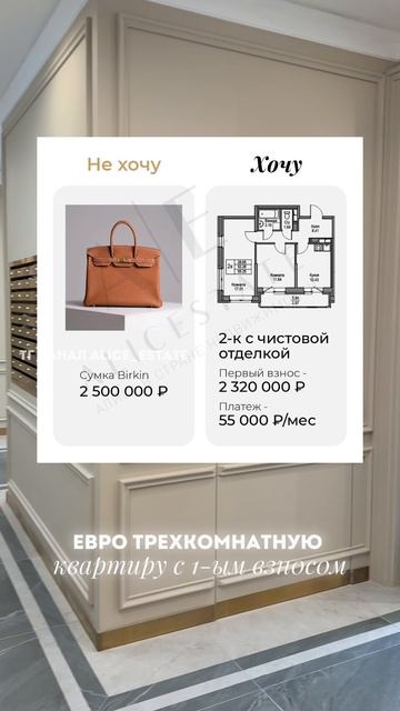 Что выберете: пуховик за 2,5 миллиона или квартиру бизнес-класса на Васильевском острове?