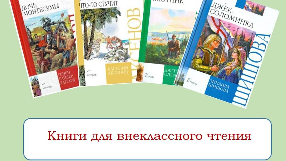 Книги для внеклассного чтения (12+)