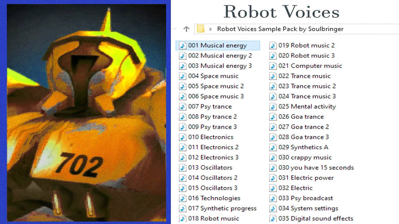 Free Robot Voices Sample Pack for Electronic Music