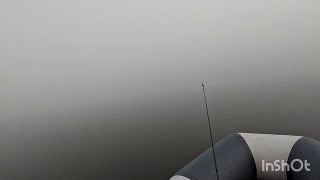 Туманное утро на реке Бирюса, иду по приборам😅