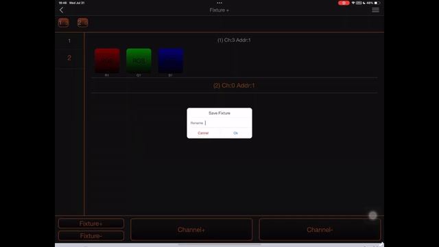 Простое руководство — настройка библиотеки приборов в приложении WiFi DMX Pro