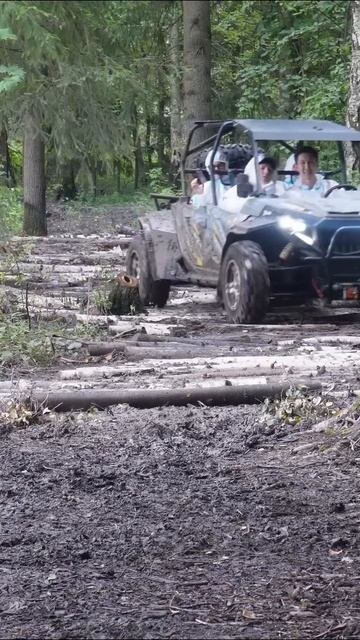 Багги против бревен! Экстремальный заезд от Хулеокс  offroad багги hooleox