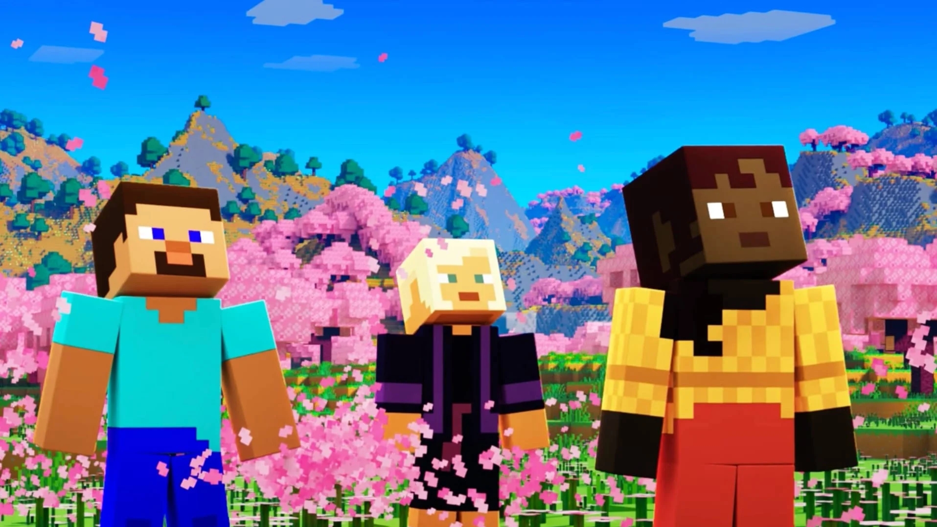 Minecraft - путешествие Херобрина и Элвиса   с комментариями