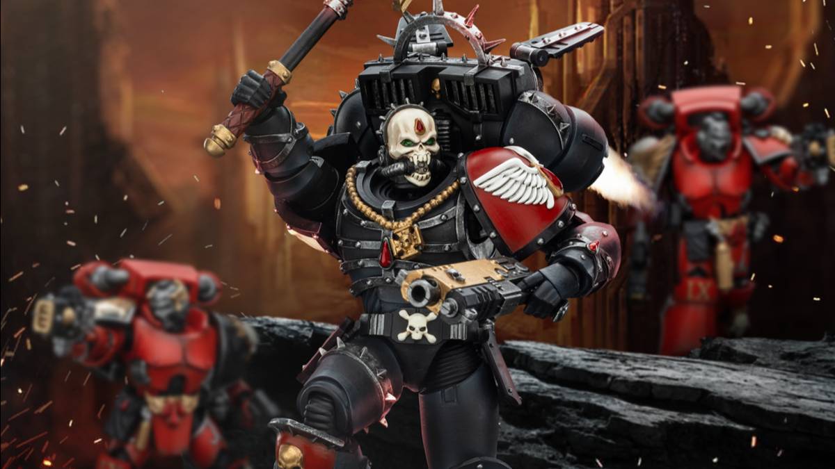 Blood Angels Lemartes With Jump Pack,Blood Crozius And Absolver Bolt Pistol анонс от JOYTOY