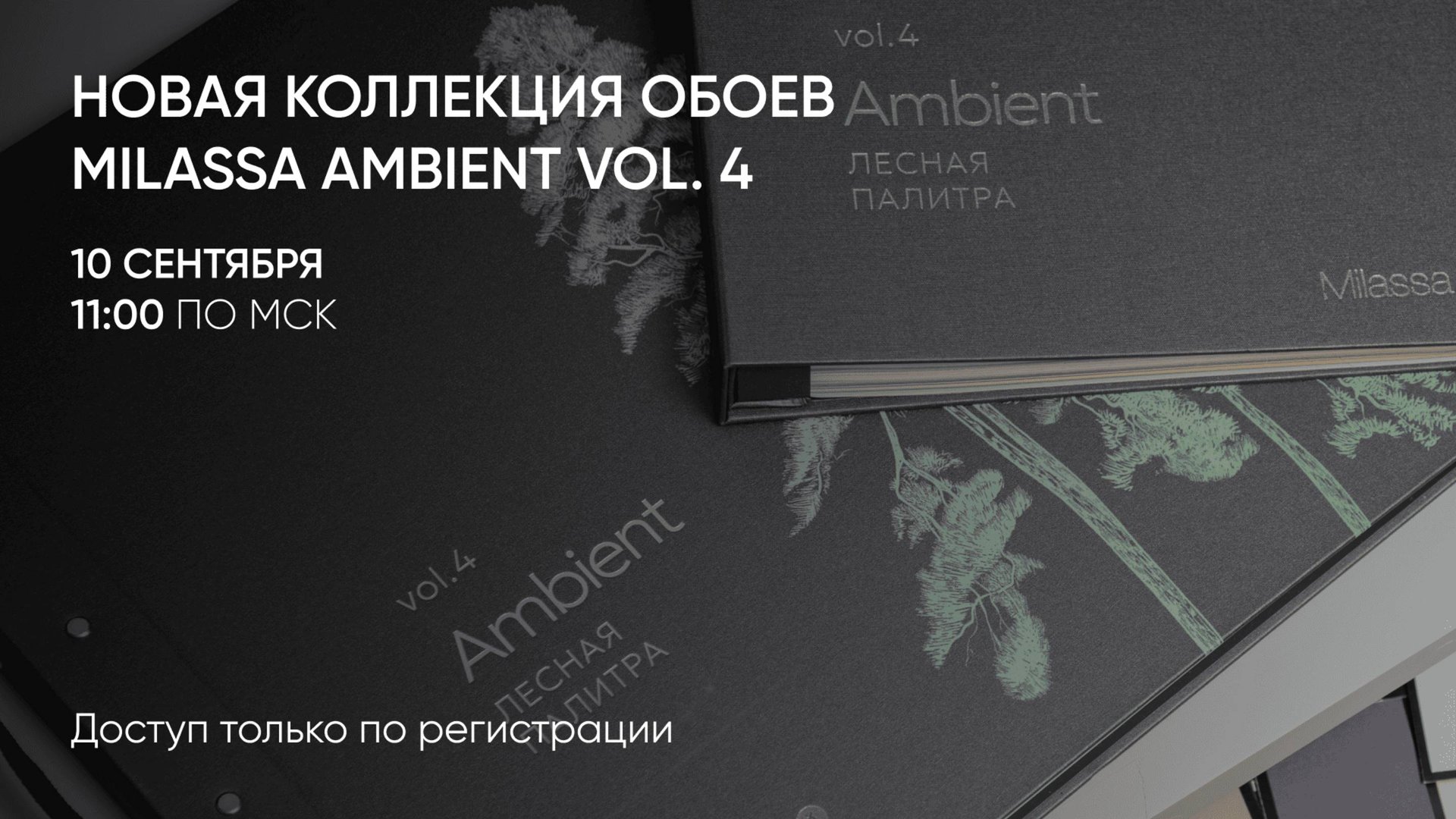 Презентация новой коллекции обоев Milassa Ambient vol. 4