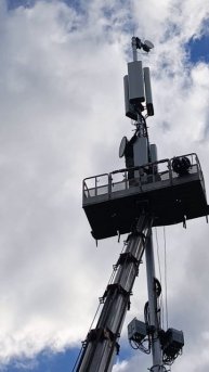 автовышка,альпинист