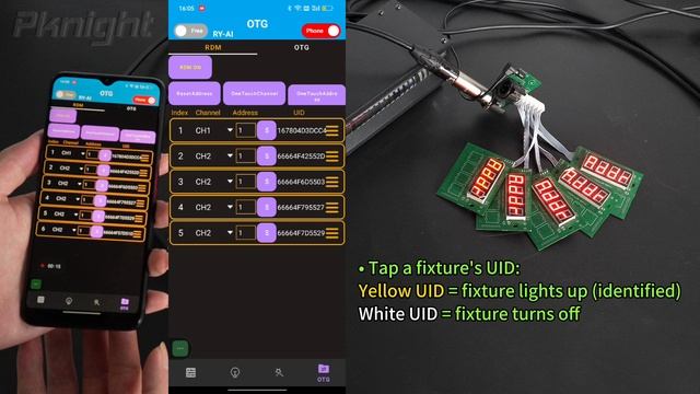 🎛 Pknight USB DMX/RDM Контроллер | Настройка адресов через Bluetooth | Управление с Android