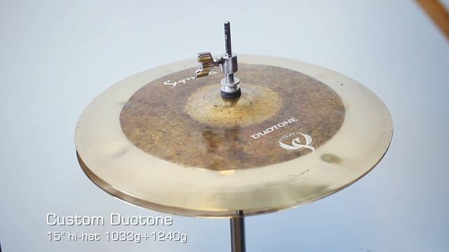 Duotone - 15" hi-hat, 1033/1240 g