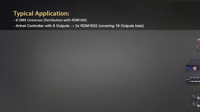 16-канальный RDM-DMX сплиттер | Оптическая изоляция всех каналов — Обзор RDM1602